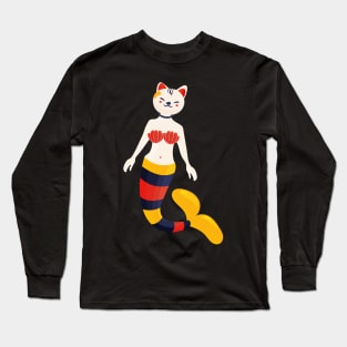 Cat mermaid Long Sleeve T-Shirt